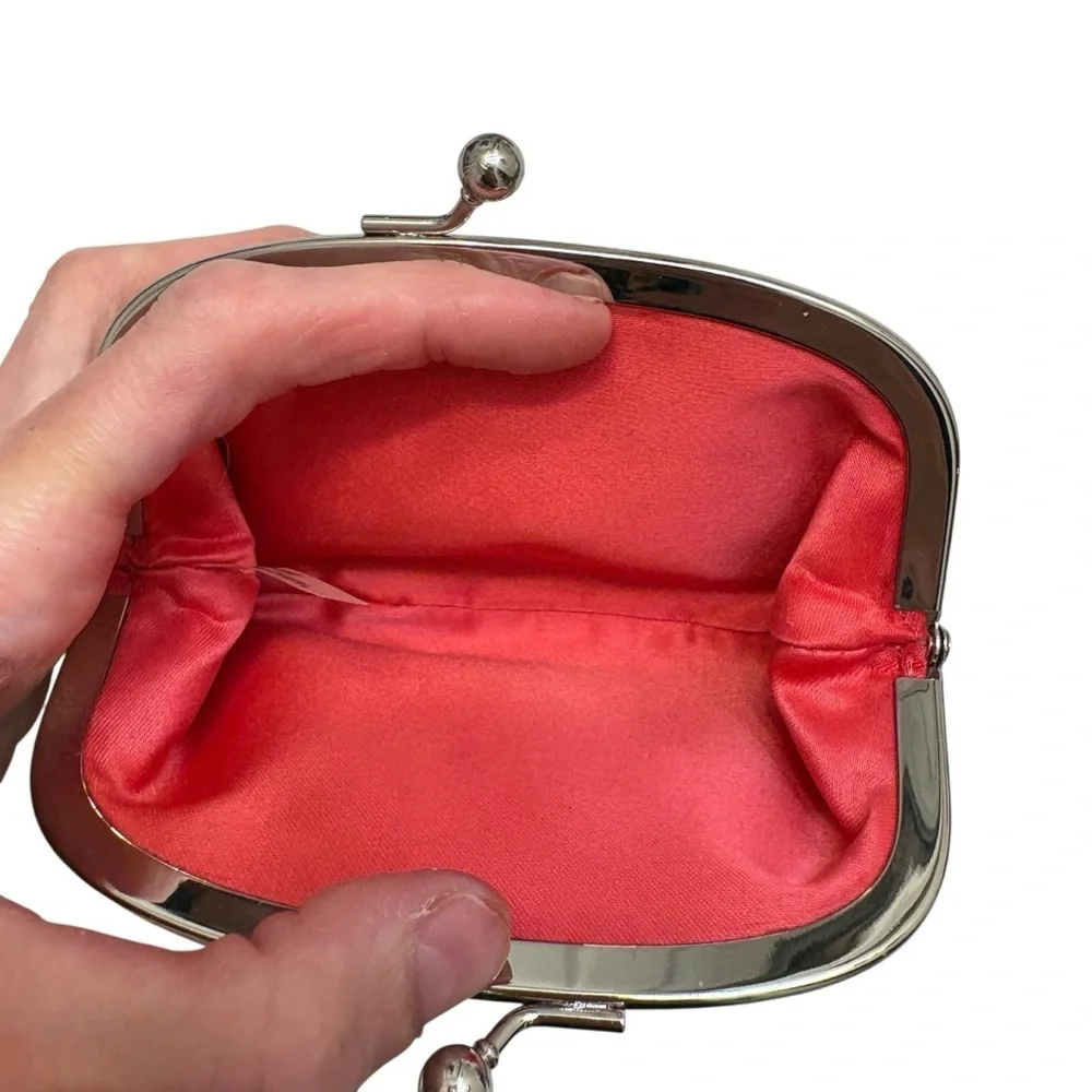 Coach rare floral kisslock coin pouch - Picture 2 of 5